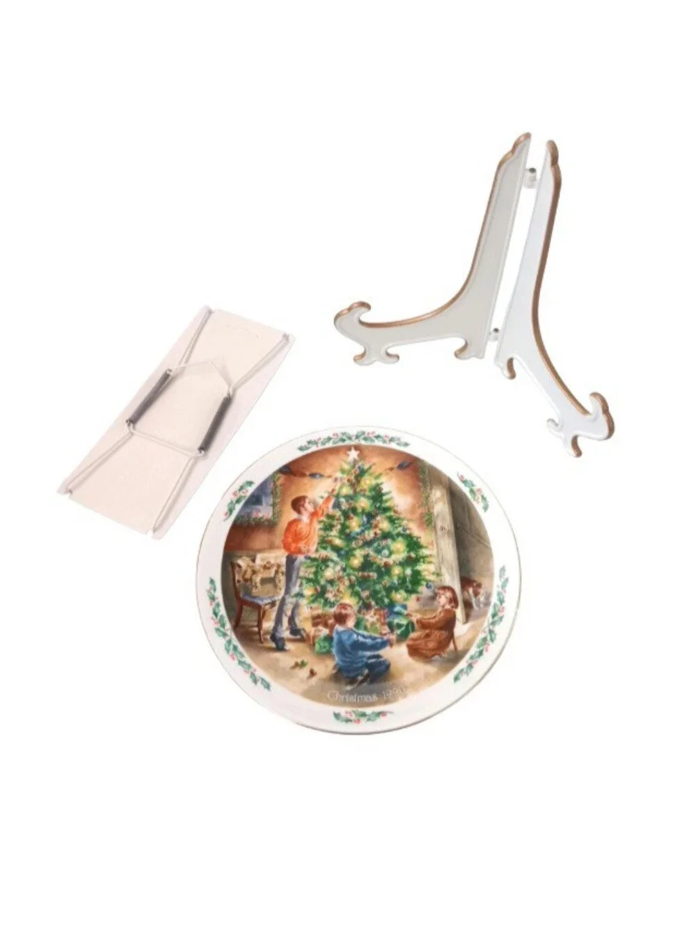 Vintage Royal Doulton Family Christmas 1990 China Plate | EUC